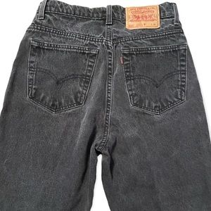Vintage black 521 Levi’s